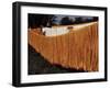 Silk Drying, Domestic Industry, Thailand, Southeast Asia-Occidor Ltd-Framed Photographic Print