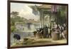 Silk Dyeing Winding-Thomas Allom-Framed Art Print