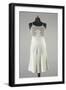 Silk Satin Underdress with Lace Inserts, 1930s-1940s-null-Framed Giclee Print