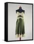 Silk Satin Underdress with Lace Inserts, 1930s-1940s-null-Framed Stretched Canvas