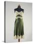 Silk Satin Underdress with Lace Inserts, 1930s-1940s-null-Stretched Canvas