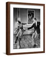 Silk Stockings, (aka La Belle De Moscou Silk Stockings), Cyd Charisse, Fred Astaire, 1957-null-Framed Photo