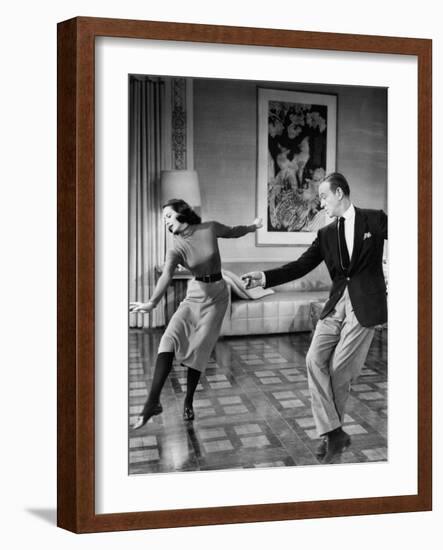 Silk Stockings, (aka La Belle De Moscou Silk Stockings), Cyd Charisse, Fred Astaire, 1957-null-Framed Photo