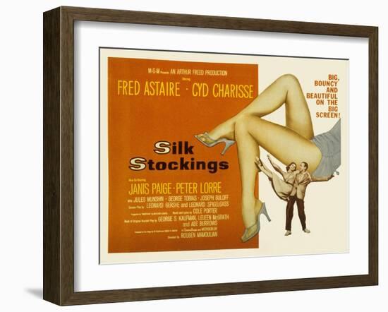 Silk Stockings, with Fred Astaire and Cyd Charisse, 1957-null-Framed Photo