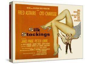 Silk Stockings, with Fred Astaire and Cyd Charisse, 1957-null-Stretched Canvas