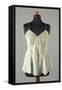 Silk Teddy or Bodysuit with Lace Inserts-null-Framed Stretched Canvas