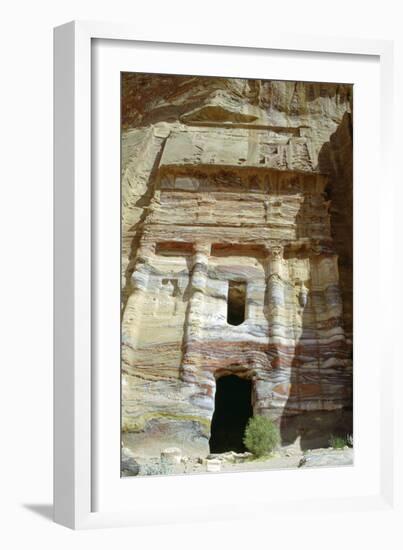 Silk Tomb, Petra, Jordan-Vivienne Sharp-Framed Photographic Print