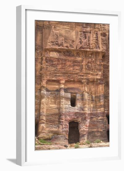 Silk Tomb, Royal Tombs, Petra, Jordan, Middle East-Richard Maschmeyer-Framed Photographic Print