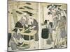 Silk-Worm Culture by Women-Kitagawa Utamaro-Mounted Giclee Print