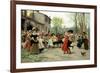 Silks and Satins at the Wedding Dance-Carl Frederic Aagaard-Framed Giclee Print