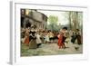 Silks and Satins at the Wedding Dance-Carl Frederic Aagaard-Framed Giclee Print