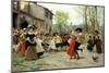 Silks and Satins at the Wedding Dance-Carl Frederic Aagaard-Mounted Giclee Print