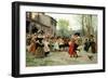 Silks and Satins at the Wedding Dance-Federigo Andreotti-Framed Giclee Print