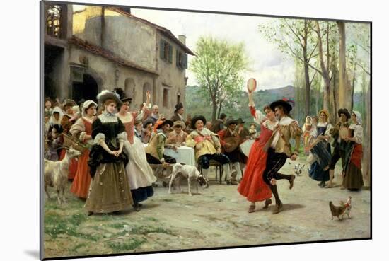 Silks and Satins at the Wedding Dance-Federigo Andreotti-Mounted Giclee Print