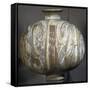 Silkworm-Cocoon Shaped Flask-null-Framed Stretched Canvas