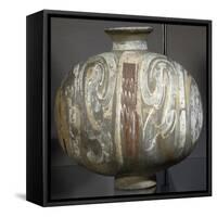 Silkworm-Cocoon Shaped Flask-null-Framed Stretched Canvas