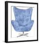 Silla Azul-Kristine Hegre-Framed Giclee Print