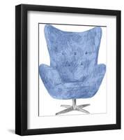 Silla Azul-Kristine Hegre-Framed Giclee Print