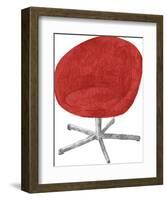 Silla Roja-Kristine Hegre-Framed Giclee Print