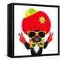 Silly Clown Dog-Javier Brosch-Framed Stretched Canvas