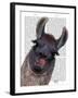 Silly Llama-Fab Funky-Framed Art Print