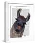 Silly Llama-Fab Funky-Framed Art Print