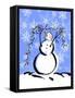 Silly Snowmen I-Nicholas Biscardi-Framed Stretched Canvas