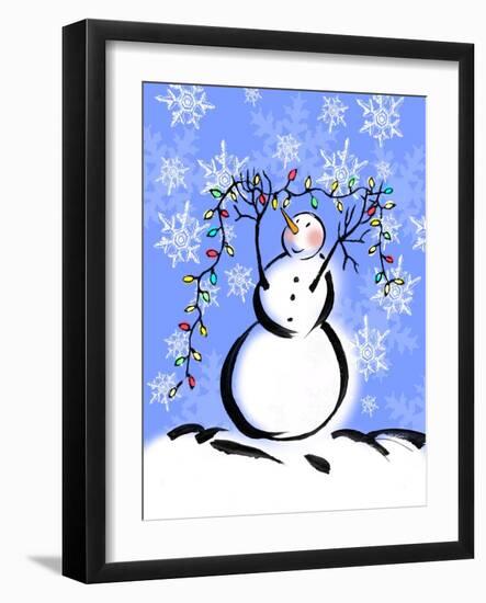 Silly Snowmen I-Nicholas Biscardi-Framed Art Print