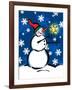 Silly Snowmen II-Nicholas Biscardi-Framed Art Print