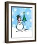 Silly Snowmen III-Nicholas Biscardi-Framed Art Print