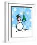 Silly Snowmen III-Nicholas Biscardi-Framed Art Print