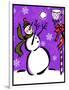 Silly Snowmen VII-Nicholas Biscardi-Framed Art Print