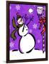 Silly Snowmen VII-Nicholas Biscardi-Framed Art Print