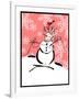 Silly Snowmen XI-Nicholas Biscardi-Framed Art Print