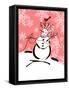 Silly Snowmen XI-Nicholas Biscardi-Framed Stretched Canvas