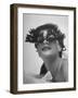 Silly Sunglasses Featuring Long Blue Eyelashes and Small Lenses by Designer Schiaparelli-Gordon Parks-Framed Photographic Print