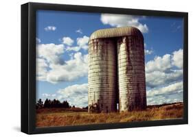 Silo On Golf Course Upstate NY-null-Framed Poster