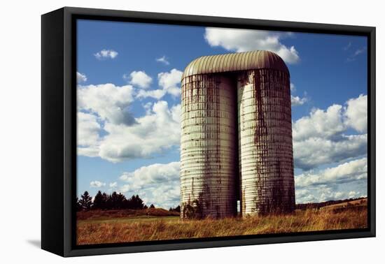 Silo On Golf Course Upstate NY-null-Framed Stretched Canvas