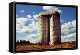 Silo On Golf Course Upstate NY-null-Framed Stretched Canvas