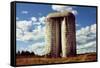 Silo On Golf Course Upstate NY-null-Framed Stretched Canvas