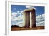 Silo On Golf Course Upstate NY-null-Framed Photo