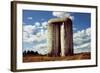 Silo On Golf Course Upstate NY-null-Framed Photo