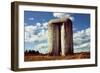 Silo On Golf Course Upstate NY-null-Framed Photo