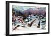 Silurian Seascape-Science Source-Framed Giclee Print