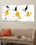 Abstract Background V Gold and Black-Silva Roque-Loft Art