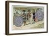 Silver 5 Franc Piece, 1849-null-Framed Giclee Print