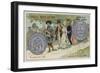 Silver 5 Franc Piece, 1849-null-Framed Giclee Print