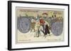 Silver 5 Franc Piece, 1855-null-Framed Giclee Print