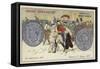 Silver 5 Franc Piece, 1855-null-Framed Stretched Canvas