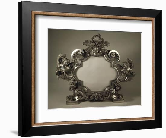 Silver Altar Card Frame for the Main Altar-Georg Dionysius Ehret-Framed Giclee Print